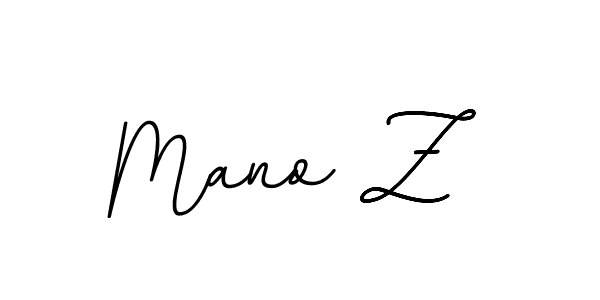 Design your own signature with our free online signature maker. With this signature software, you can create a handwritten (BallpointsItalic-DORy9) signature for name Mano Z. Mano Z signature style 11 images and pictures png