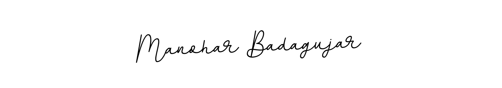 This is the best signature style for the Manohar Badagujar name. Also you like these signature font (BallpointsItalic-DORy9). Mix name signature. Manohar Badagujar signature style 11 images and pictures png