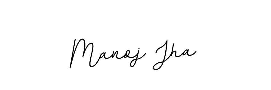 The best way (BallpointsItalic-DORy9) to make a short signature is to pick only two or three words in your name. The name Manoj Jha include a total of six letters. For converting this name. Manoj Jha signature style 11 images and pictures png