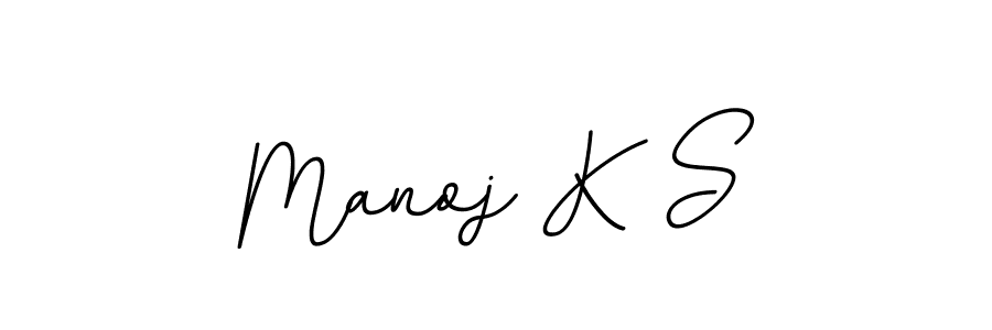 How to make Manoj K S signature? BallpointsItalic-DORy9 is a professional autograph style. Create handwritten signature for Manoj K S name. Manoj K S signature style 11 images and pictures png