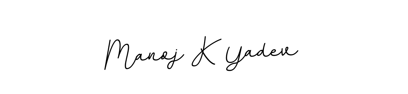 It looks lik you need a new signature style for name Manoj K Yadev. Design unique handwritten (BallpointsItalic-DORy9) signature with our free signature maker in just a few clicks. Manoj K Yadev signature style 11 images and pictures png