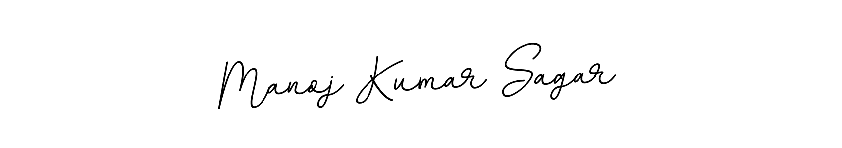 This is the best signature style for the Manoj Kumar Sagar name. Also you like these signature font (BallpointsItalic-DORy9). Mix name signature. Manoj Kumar Sagar signature style 11 images and pictures png