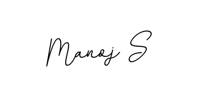 Make a beautiful signature design for name Manoj S. Use this online signature maker to create a handwritten signature for free. Manoj S signature style 11 images and pictures png