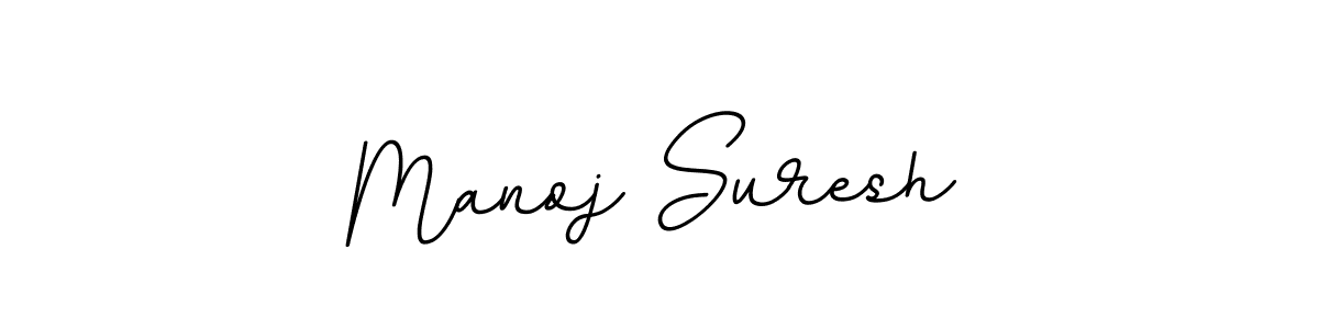 Manoj Suresh stylish signature style. Best Handwritten Sign (BallpointsItalic-DORy9) for my name. Handwritten Signature Collection Ideas for my name Manoj Suresh. Manoj Suresh signature style 11 images and pictures png
