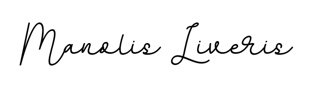 A modern signature idea for name Manolis Liveris using BallpointsItalic-DORy9 font. Clean strokes and elegant curves make it stand out instantly. Manolis Liveris signature style 11 images and pictures png
