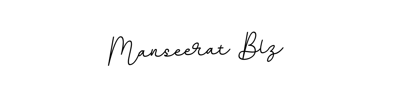 Create a beautiful signature design for name Manseerat Blz. With this signature (BallpointsItalic-DORy9) fonts, you can make a handwritten signature for free. Manseerat Blz signature style 11 images and pictures png