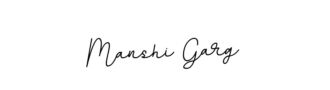 The best way (BallpointsItalic-DORy9) to make a short signature is to pick only two or three words in your name. The name Manshi Garg include a total of six letters. For converting this name. Manshi Garg signature style 11 images and pictures png