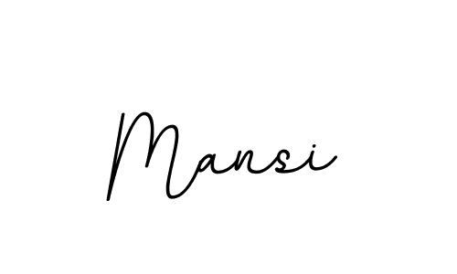 Design your own signature with our free online signature maker. With this signature software, you can create a handwritten (BallpointsItalic-DORy9) signature for name Mansi. Mansi signature style 11 images and pictures png