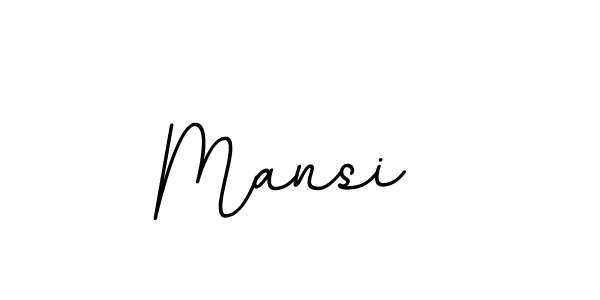 Design your own signature with our free online signature maker. With this signature software, you can create a handwritten (BallpointsItalic-DORy9) signature for name Mansi . Mansi  signature style 11 images and pictures png