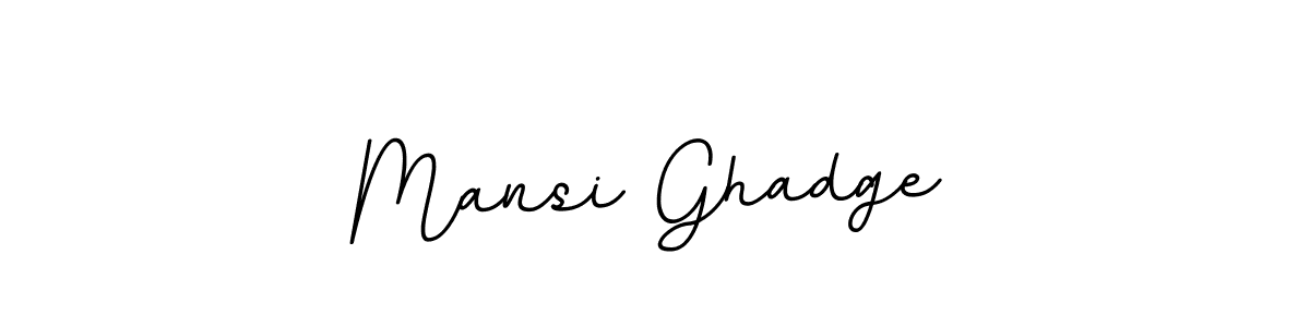 Make a beautiful signature design for name Mansi Ghadge. With this signature (BallpointsItalic-DORy9) style, you can create a handwritten signature for free. Mansi Ghadge signature style 11 images and pictures png
