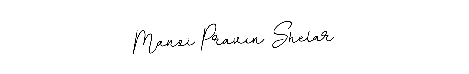 Use a signature maker to create a handwritten signature online. With this signature software, you can design (BallpointsItalic-DORy9) your own signature for name Mansi Pravin Shelar. Mansi Pravin Shelar signature style 11 images and pictures png