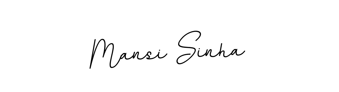 Mansi Sinha stylish signature style. Best Handwritten Sign (BallpointsItalic-DORy9) for my name. Handwritten Signature Collection Ideas for my name Mansi Sinha. Mansi Sinha signature style 11 images and pictures png
