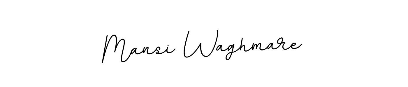 Mansi Waghmare stylish signature style. Best Handwritten Sign (BallpointsItalic-DORy9) for my name. Handwritten Signature Collection Ideas for my name Mansi Waghmare. Mansi Waghmare signature style 11 images and pictures png