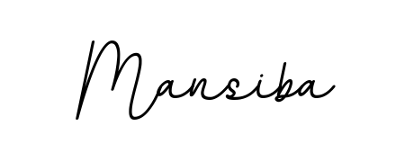 Make a beautiful signature design for name Mansiba. With this signature (BallpointsItalic-DORy9) style, you can create a handwritten signature for free. Mansiba signature style 11 images and pictures png