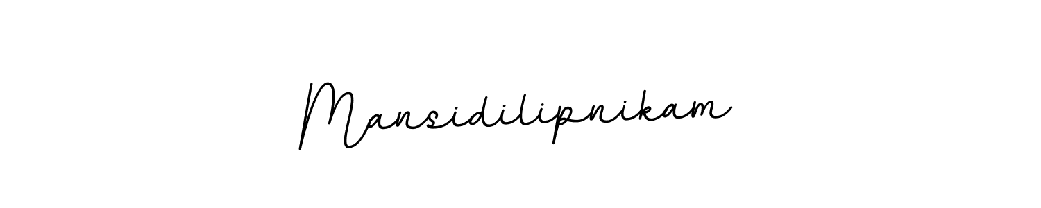 Mansidilipnikam stylish signature style. Best Handwritten Sign (BallpointsItalic-DORy9) for my name. Handwritten Signature Collection Ideas for my name Mansidilipnikam. Mansidilipnikam signature style 11 images and pictures png