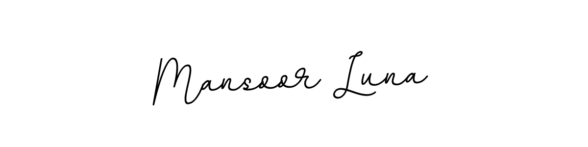 You can use this online signature creator to create a handwritten signature for the name Mansoor Luna. This is the best online autograph maker. Mansoor Luna signature style 11 images and pictures png