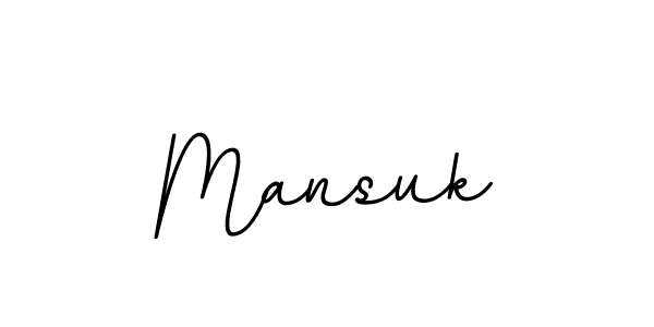It looks lik you need a new signature style for name Mansuk. Design unique handwritten (BallpointsItalic-DORy9) signature with our free signature maker in just a few clicks. Mansuk signature style 11 images and pictures png