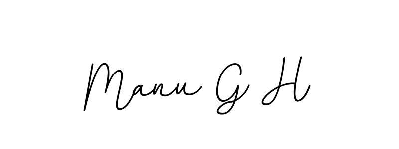 Also we have Manu G H name is the best signature style. Create professional handwritten signature collection using BallpointsItalic-DORy9 autograph style. Manu G H signature style 11 images and pictures png
