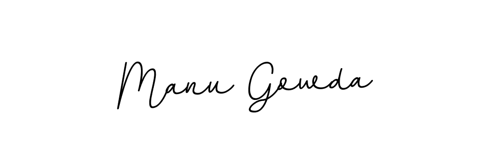 This is the best signature style for the Manu Gowda name. Also you like these signature font (BallpointsItalic-DORy9). Mix name signature. Manu Gowda signature style 11 images and pictures png