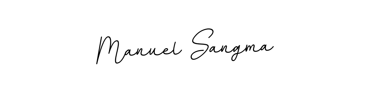 Design your own signature with our free online signature maker. With this signature software, you can create a handwritten (BallpointsItalic-DORy9) signature for name Manuel Sangma. Manuel Sangma signature style 11 images and pictures png