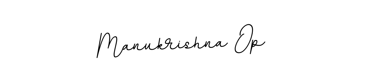 Use a signature maker to create a handwritten signature online. With this signature software, you can design (BallpointsItalic-DORy9) your own signature for name Manukrishna Op. Manukrishna Op signature style 11 images and pictures png