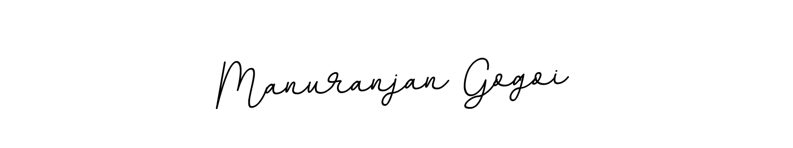 Create a beautiful signature design for name Manuranjan Gogoi. With this signature (BallpointsItalic-DORy9) fonts, you can make a handwritten signature for free. Manuranjan Gogoi signature style 11 images and pictures png
