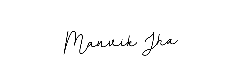 It looks lik you need a new signature style for name Manvik Jha. Design unique handwritten (BallpointsItalic-DORy9) signature with our free signature maker in just a few clicks. Manvik Jha signature style 11 images and pictures png