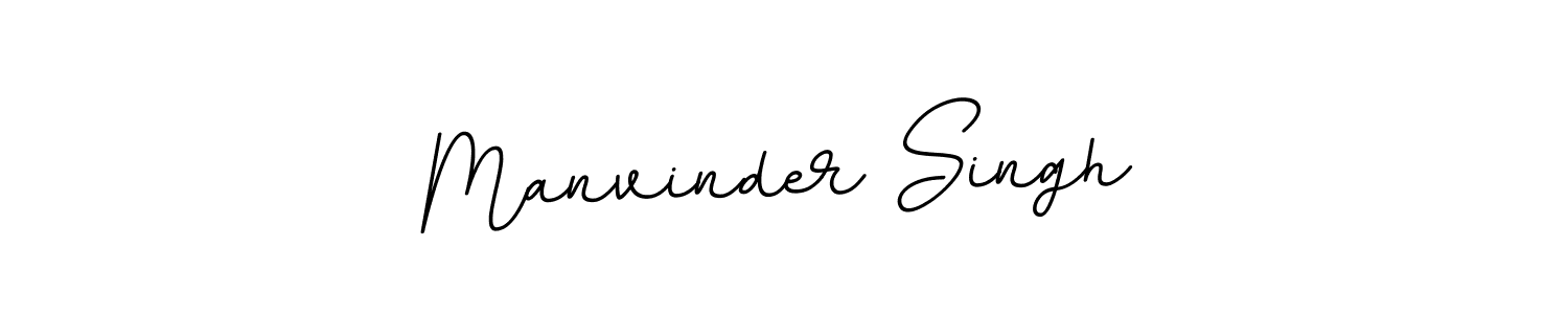 Make a beautiful signature design for name Manvinder Singh. With this signature (BallpointsItalic-DORy9) style, you can create a handwritten signature for free. Manvinder Singh signature style 11 images and pictures png