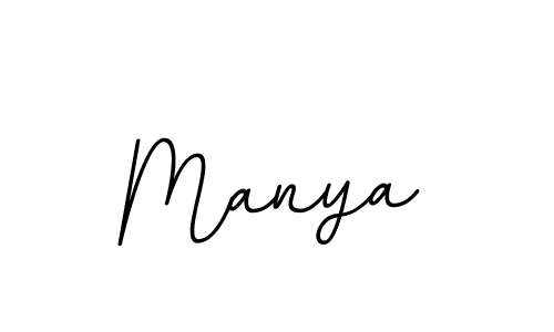 Use a signature maker to create a handwritten signature online. With this signature software, you can design (BallpointsItalic-DORy9) your own signature for name Manya. Manya signature style 11 images and pictures png