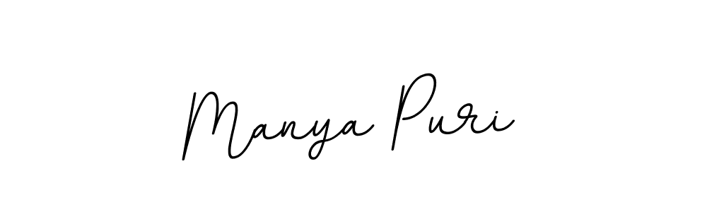 Make a beautiful signature design for name Manya Puri. With this signature (BallpointsItalic-DORy9) style, you can create a handwritten signature for free. Manya Puri signature style 11 images and pictures png