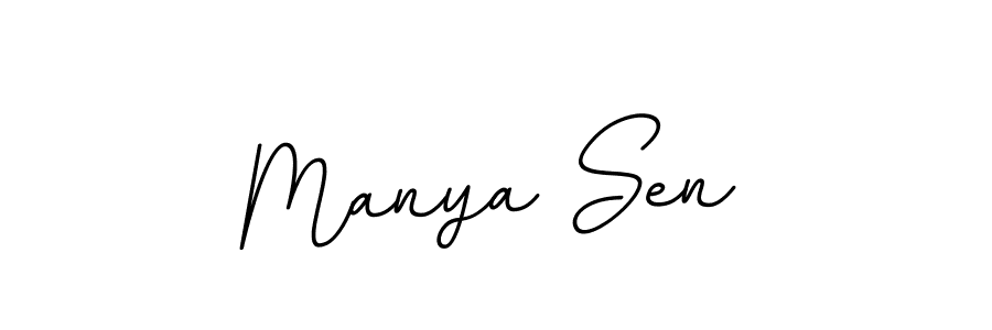 Design your own signature with our free online signature maker. With this signature software, you can create a handwritten (BallpointsItalic-DORy9) signature for name Manya Sen. Manya Sen signature style 11 images and pictures png