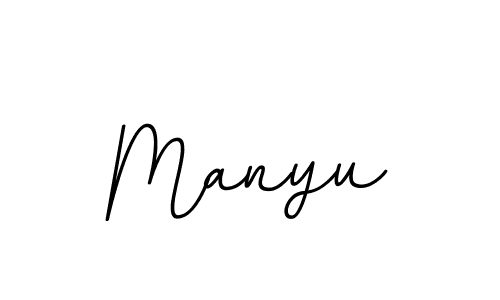 Design your own signature with our free online signature maker. With this signature software, you can create a handwritten (BallpointsItalic-DORy9) signature for name Manyu. Manyu signature style 11 images and pictures png