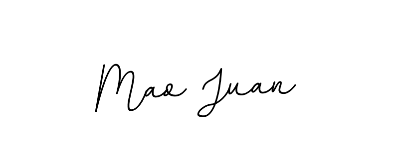 Design your own signature with our free online signature maker. With this signature software, you can create a handwritten (BallpointsItalic-DORy9) signature for name Mao Juan. Mao Juan signature style 11 images and pictures png
