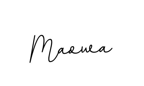 How to make Maowa signature? BallpointsItalic-DORy9 is a professional autograph style. Create handwritten signature for Maowa name. Maowa signature style 11 images and pictures png