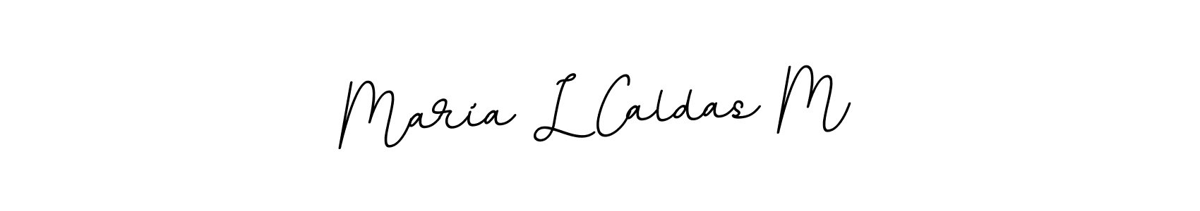 Also You can easily find your signature by using the search form. We will create María L Caldas M name handwritten signature images for you free of cost using BallpointsItalic-DORy9 sign style. María L Caldas M signature style 11 images and pictures png