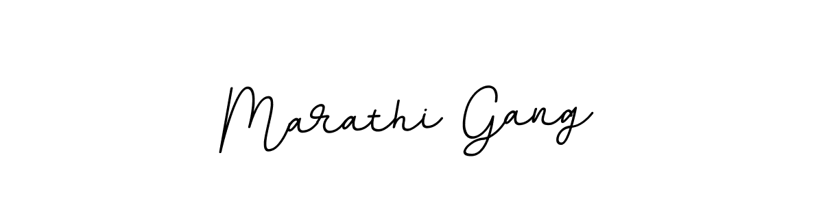 The best way (BallpointsItalic-DORy9) to make a short signature is to pick only two or three words in your name. The name Marathi Gang include a total of six letters. For converting this name. Marathi Gang signature style 11 images and pictures png