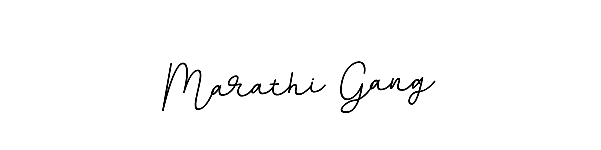 The best way (BallpointsItalic-DORy9) to make a short signature is to pick only two or three words in your name. The name Marathi Gang include a total of six letters. For converting this name. Marathi Gang signature style 11 images and pictures png