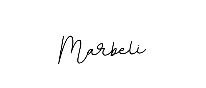 You should practise on your own different ways (BallpointsItalic-DORy9) to write your name (Marbeli) in signature. don't let someone else do it for you. Marbeli signature style 11 images and pictures png