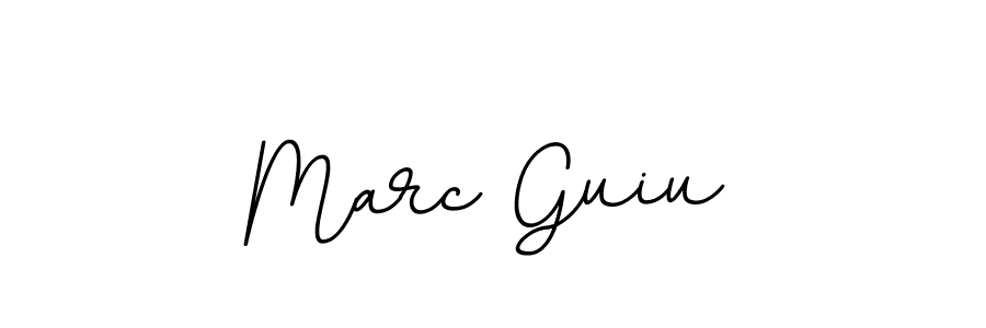 How to make Marc Guiu name signature. Use BallpointsItalic-DORy9 style for creating short signs online. This is the latest handwritten sign. Marc Guiu signature style 11 images and pictures png