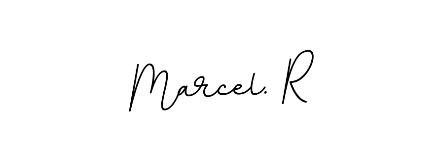 It looks lik you need a new signature style for name Marcel. R. Design unique handwritten (BallpointsItalic-DORy9) signature with our free signature maker in just a few clicks. Marcel. R signature style 11 images and pictures png