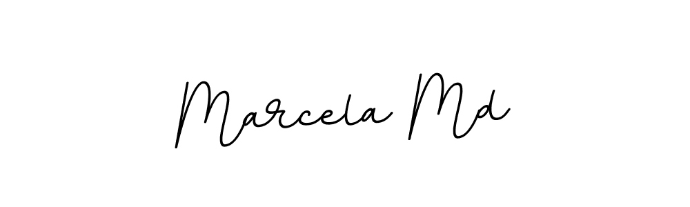 The best way (BallpointsItalic-DORy9) to make a short signature is to pick only two or three words in your name. The name Marcela Md include a total of six letters. For converting this name. Marcela Md signature style 11 images and pictures png