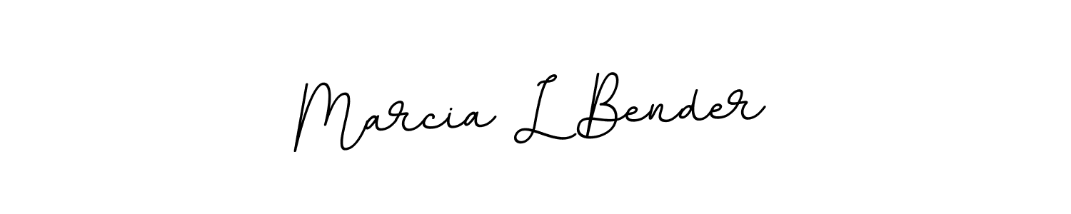 It looks lik you need a new signature style for name Marcia L Bender. Design unique handwritten (BallpointsItalic-DORy9) signature with our free signature maker in just a few clicks. Marcia L Bender signature style 11 images and pictures png