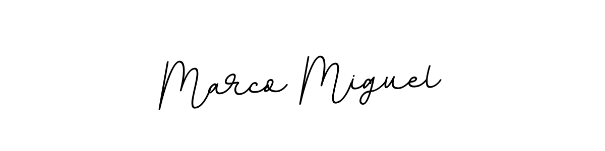 The best way (BallpointsItalic-DORy9) to make a short signature is to pick only two or three words in your name. The name Marco Miguel include a total of six letters. For converting this name. Marco Miguel signature style 11 images and pictures png