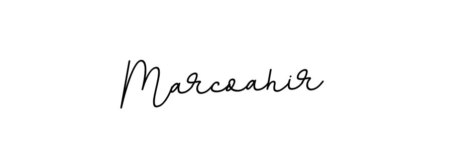 if you are searching for the best signature style for your name Marcoahir. so please give up your signature search. here we have designed multiple signature styles  using BallpointsItalic-DORy9. Marcoahir signature style 11 images and pictures png