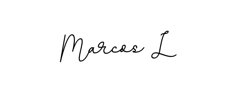if you are searching for the best signature style for your name Marcos L. so please give up your signature search. here we have designed multiple signature styles  using BallpointsItalic-DORy9. Marcos L signature style 11 images and pictures png