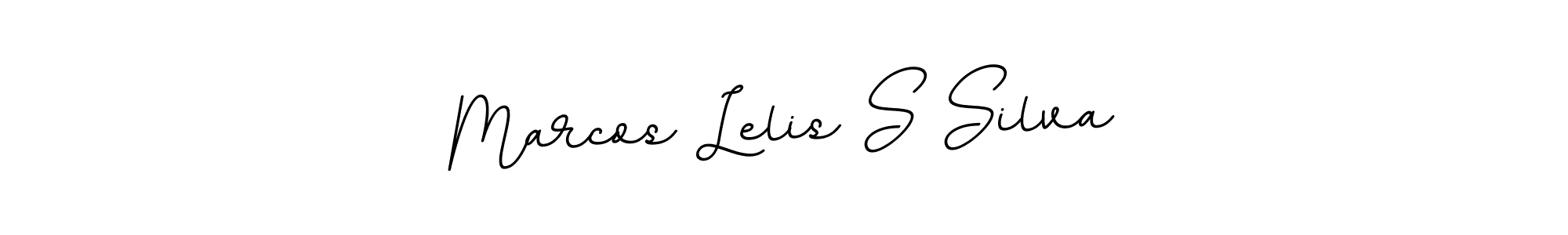 Use a signature maker to create a handwritten signature online. With this signature software, you can design (BallpointsItalic-DORy9) your own signature for name Marcos Lelis S Silva. Marcos Lelis S Silva signature style 11 images and pictures png