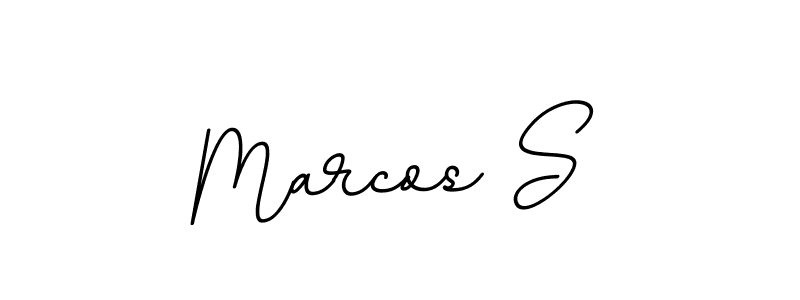 This is the best signature style for the Marcos S name. Also you like these signature font (BallpointsItalic-DORy9). Mix name signature. Marcos S signature style 11 images and pictures png