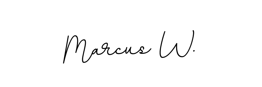 How to make Marcus W. signature? BallpointsItalic-DORy9 is a professional autograph style. Create handwritten signature for Marcus W. name. Marcus W. signature style 11 images and pictures png