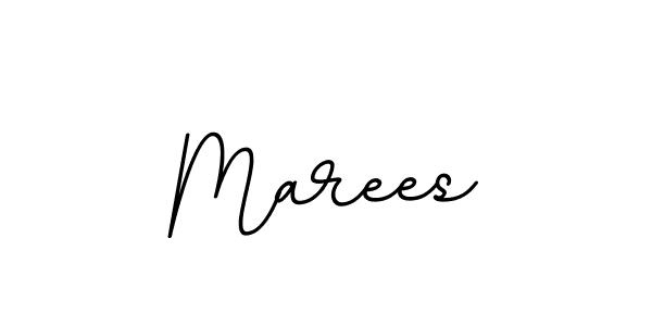 Make a beautiful signature design for name Marees. With this signature (BallpointsItalic-DORy9) style, you can create a handwritten signature for free. Marees signature style 11 images and pictures png