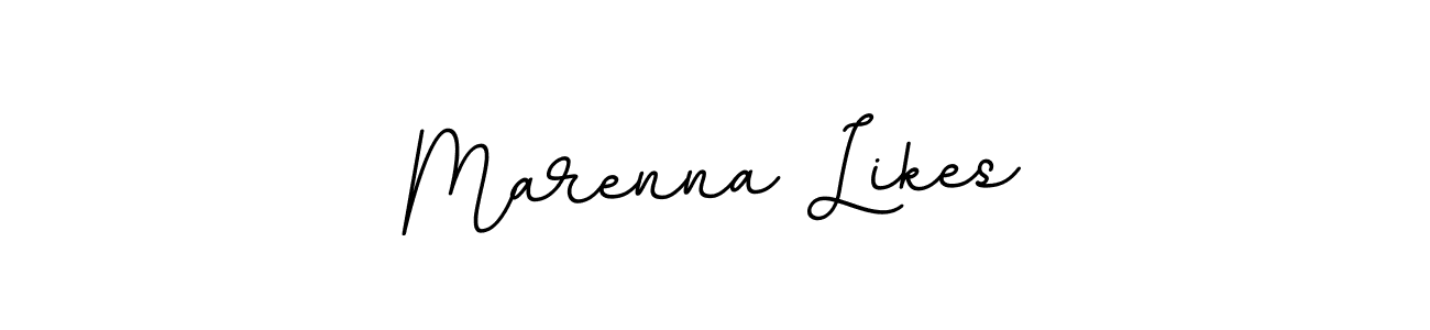 This is the best signature style for the Marenna Likes name. Also you like these signature font (BallpointsItalic-DORy9). Mix name signature. Marenna Likes signature style 11 images and pictures png